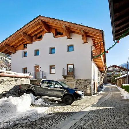 Vista Monte Bianco Chalet La Salle